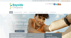 Desktop Screenshot of baysidechiropractic.com